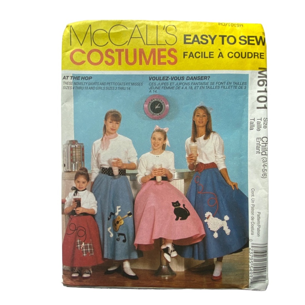 🪡 McCall’s Costume Sewing Pattern 6101 (Child)